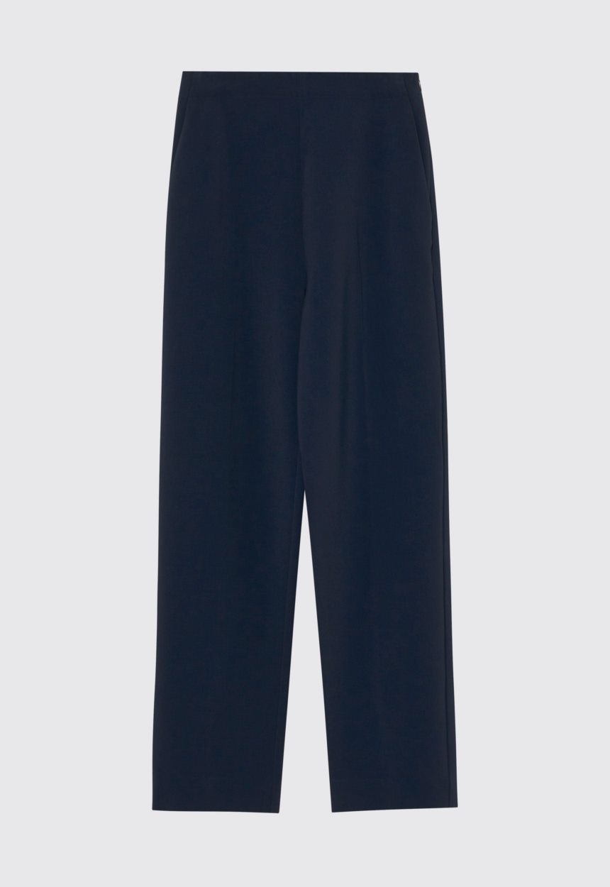 Jac + Jack Enzo Italian Crepe Pant - Navy